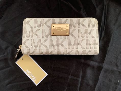 michael kors card holder silver|Michael Kors accordion wallet.